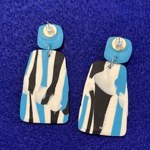 Hand Designed Polymer Clay Earrings